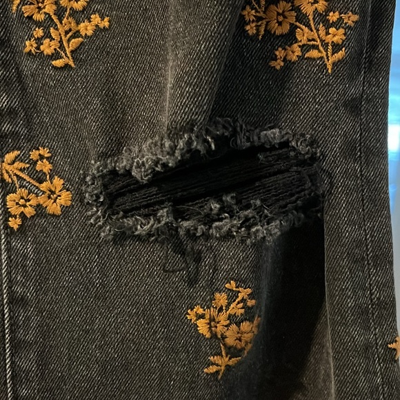 Driftwood Eva Boot Cut - Copper Clover Flare Embroidered Jeans - Picture 4 of 6